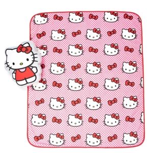 COPY - Hello Kitty Pillow and throw Set
